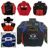 Spot New F1 Racing Jacket Full Embroidery Logo Team Cotton Padded Jacket286b