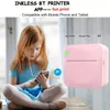 1pc Portable Wireless BT Thermal Photo Printer - Inkless Printing for IOS Android Mobile Phones, Perfect for Gifts, Study Notes & Labels!