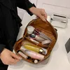 Torebki kosmetyczne wakacje damskie szalone koń męskie torba toaletowa wysokiej jakości skórzana torba kosmetyczna Vintage Wash Make Up Bags Organizator 230729