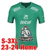 2023 2024 Liga MX Club Leon Futebol Jerseys CAMPBELL DAVILA MONTES MORENO MENA LUIS CASTILLO YORIO Home Away 23 24 Fãs Jogador Verison Camisa de Futebol Kids Kits Sets