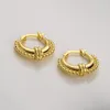 Hoop Earrings Cmoonry Gold Color Copper Vintage Bohemian Style Jewelry 2023 Geometric For Women Girl Party Accessories