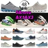 2023 Running Outdoor Shoes Cloudnova 5 1 Triple Black White Pink White Platform Sneakers Men Women Running Monster Mens Shoes Sports Trainers Runners 36-45