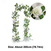 Dekoratif Çiçekler Yapay Vines Simülasyon Çelenk Gül Çam Garland Rattan Dekorasyon Çiçek Parti Düğünü İçin Çiçek Yeşillik