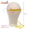 AliLeader 11pcs Wig Making Kit Manikin Canvas Wig Dome Head With Stand Spandex Dome Cap Canvas Block Head Mannequin2846