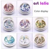 Nail Glitter 8 BoxesSet Nail Glitter 3D Mermaid Sequins Flakes Hexagon Spangles Slices Paillette Mixed Nail Art Decorations 230729