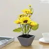 Kwiaty dekoracyjne sztuczne rośliny słonecznik bontain