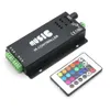 DC12V-24V RGB Music LED Controller 24Keys Controllo audio remoto IR wireless per luci di striscia2960