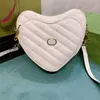 Femmes Deisgners Sacs Interlocking G Love Bag Sac à bandoulière Sacs à main en cuir Coeur Cross Body Purse Mini Luxury Wallet Messenger Totes