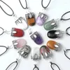 Pendentif Colliers 12 pcs Soleil Lune Étoile Chakra Reiki Guérison Cristal Pierre Collier En Gros Charmes De Mode Bijoux Femmes