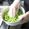 Rękawiczki jednorazowe 100pcs/działka łatwa wieloskładkowa plastikowa przezroczysta ekologiczna ekologiczna gotowanie akcesoria kuchenne