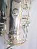 Helt ny altsaxofon högkvalitativ Jupiter Jas 700Q Eb Sax Silvering E-platt musikinstrument Saxofone med fall