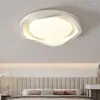 Światła sufitowe Nordic Minimal Design Lampa LED Nowoczesne kremowe styl salonu domowe dekoracja sypialnia oświetlenie
