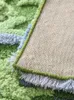 Mattor Mossy Mönster Färgglada handgjorda 3D -ull Tufting Area Rug Nordic Size Bedside Carpet Decorative Living Room Villa