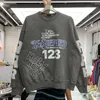 Männer Hoodies 2023 Heilige Vintage RRR123 Sweatshirts Männer Frauen Qualität Gewaschen RRR 123 Crewneck Hoodie Anime Kleidung