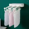 Cintres Rétractable Étendoir À Linge Pliant Linge D'intérieur Adapté Aux Chaussettes Serviettes Sous-Vêtements