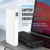 Mobiltelefon Power Banks 19200MAH Power Bank PD 65W Super Fast Charge för Huawei P40 Typ C Powerbank för iPhone 14 13 12 Xiaomi Samsung Laptop Poverbank L230731