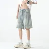 Męskie szorty dżinsy męskie Y2K Summer Clothing Spodnie Korea Fashion for Mens 2023 Cargo Streetwear Basketball plus size