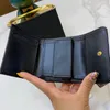 Branded Mini Teacher Lingge Wallet 2023 New Fashion Versatile High End Sheep Pickup Card Slot Multi Black Women's Handheld Bag Exquisite Sweet Free Shipping Daily