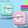 Portable Instant Photo Printer: Skriv ut svarta vita foton direkt från dina Android iOS -enheter - kompatibla med iPhone, Samsung BT!