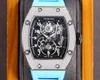 Richard's Mille Watches Diamond Luxury Mens Movement Rm17-01 Hollow Tourbillon Designer Ofd5 New High-end Quality Iced Out Montre Wrist Watch