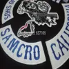 Najnowszy niebieski 13pc Ustaw Sons of Anarchy Patches for Motrocycle Biker Odzież kamizelki kamizelki Komputer