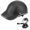 Casque de moto Casquette de baseball Style Sécurité Casque de moto dur Chapeau Demi-visage Vintage Casquette d'été pour Cafe Racer Chopper Scooter269H