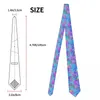 Bow Ties Magic Mushrooms slipsar unisex mode polyester 8 cm smal nack slips för män tillbehör cravat cosplay rekvisita