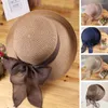 Wide Brim Hats Summer Hat Lightweight Solid Color Female Vacation UV Protection Visor Costume Accessories Straw Women