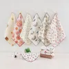 4 Layers Gauze Baby Towel Cotton Newborn Infant Cartoon Face Towel Hand Bathing Bibs Chief Child Baby Infant Bath Towel