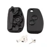 2 boutons VAC102 lame modifiée coque de clé de voiture à rabat pour Renault Dacia Duster Clio Espace clé de voiture à distance pliante Fob250Z