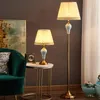 Floor Lamps TEMAR Ceramics Lamp LED Dimming Modern Creative American Fashion Standing Light For Home Living Room Bedroom