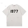 2023 Herren-T-Shirts Sommer-T-Shirts Essentia Unisex 1977 Herren-Trainingsanzüge Bedruckter lässiger Sportanzug High Street Lose Kurzarm M5