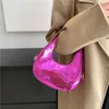 Bolsos de noche para mujer Retro Casual bolso de hombro para mujer patrón de piedra exquisito axila PU cuero media luna pequeños bolsos 230729