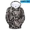 Men's Hoodies Funny Tiger Skin Leopard Pattern 3D Print Sweatshirts Men Women Hooded Oversized Hoodie Fashion Kids Clothes