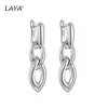 Stud LAYA 925 Sterling Silver Fashion Personality Big Chain Vintage Trendy Drop Chunky Orecchini per le donne Party Classic Jewelry Gift 230729