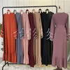 Ethnische Kleidung Eid Plain Plissee Abayas Für Frauen Türkische Kleider Ramadan Abaya Dubai Türkei Muslimische Mode Arabisch Hijab Kleid Islamisch