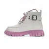 أطفال الأطفال Martin Boots Youth Big Kid Boy Girls Winter Winter Mini Mini Mini في الارتفاع