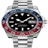 Чистый CF GMT VR3285 Automatic Mens Watch Pepsi Red Blue Ceramics Bezel 904L Стальной устричный браслет Super Edition Watches Puret213L