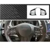 Housses de volant pour 2013-2022 voiture en Fiber de carbone Grain bouton cadre décoration couverture garniture accessoires293S