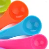 Spoons Baking Tools Multicolored Measuring Double Scale Kitchen Milk Powder Color Plastic 5-piece