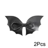 Hair Accessories 2Pcs/Set Halloween Bat Clips PU Leather Wings Hairpin For Women Girls Hairgrip Barrettes Cosplay Party