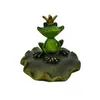 Garden Decorations Realistic Water Floating Frog Craft Simulation Statues Pond Decor For Landscaping Accessories Decoration