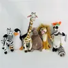 Wholesale cute zebra penguin plush toys Children's game playmate Holiday gift doll machine prizes