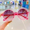 Sunglasses Kids Wave Round Frame Girls Summer Beach Sun Glasses Cute Baby Outdoor Cycling Shades Eyewear UV400