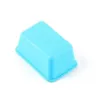 Rectangle Silicone Small Loaf Pan Silicone Muffin Baking Cups Cupcake Cake Mold 7.6*5.5*2.8cm new