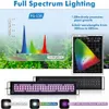 Aquariums Lighting 60105CM Remote Control Aquarium Light with Timer Full Spectrum Fish Tank Weather Mode RGBW LED Lamp for Water Plants 230729