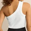 Women's Tanks Cotton Soft Thin Tank Tops For Women Sleeveless Backless Summer Cooling Vest Ladies Slim Single Shoulder Beach Tees