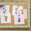 Adesivos de parede 1 rolo de borda decoração estilo eucalipto recortado papel de arte à prova d'água impressão fina boletim escolar acabamento de primavera para aula