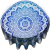Tovaglia Bule Mandala Art Boho Chic Ombre Floreale Motivo Geometrico Tovaglia Rotonda Di Ho Me Lili Per Picnic E Arredamento Campeggio
