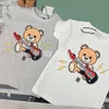 Ropa de lujo de verano para niños, camisetas para recién nacidos, niñas y niños, camisetas de algodón con estampado de animales para 100%, camisetas de manga corta para niños, ropa para niños